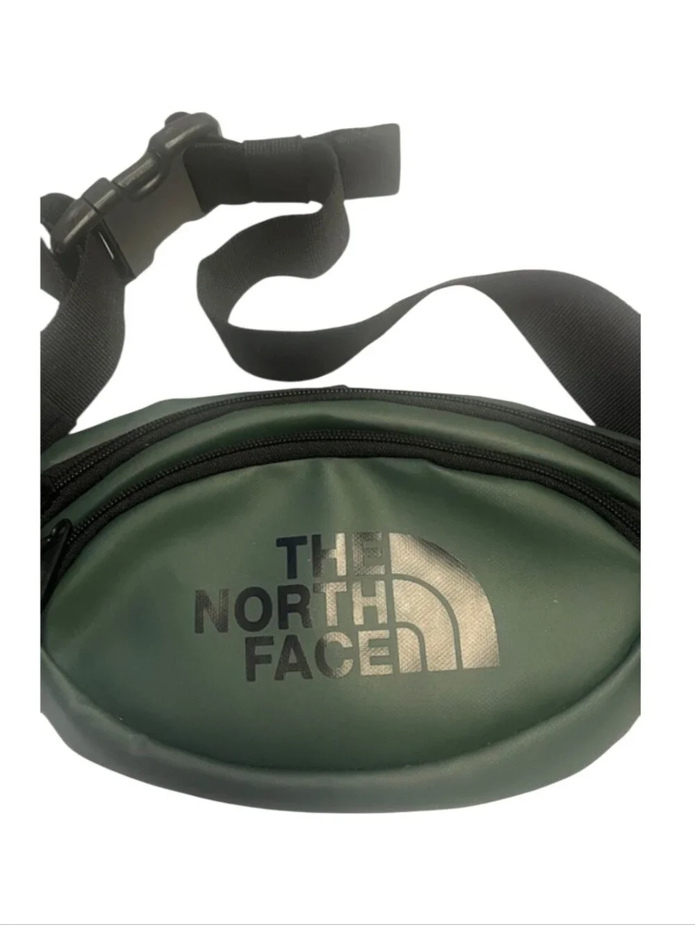 The North Face Green Waist Pack with Black Logo EUC